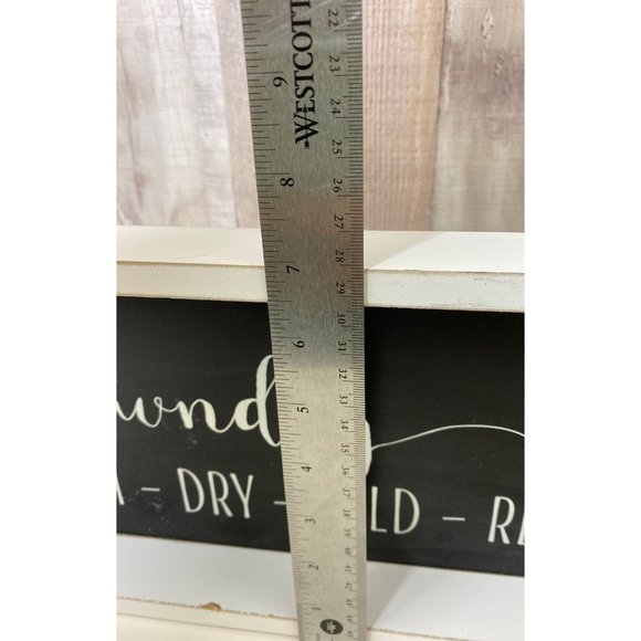 Laundry Wash, Dry, Fold, Repeat Sign - Picture 3 of 5